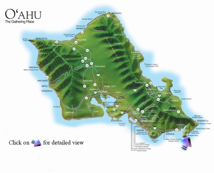 hanauma bay map